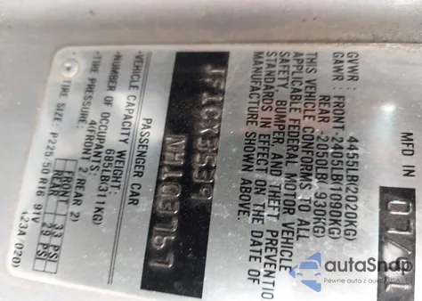 1992 Subaru Svx Lsl из США, поврежденный, VIN JF1CX3539NH103767